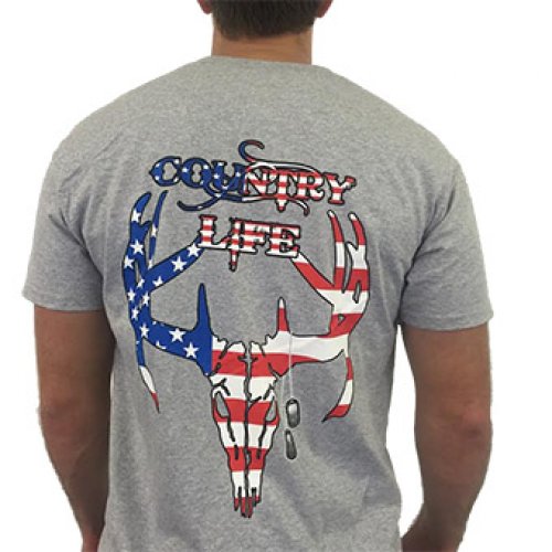 USA Short Sleeve - Grey