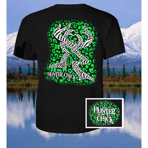 Hunter Chick Cheetah - Black/Green