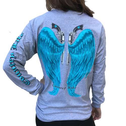 Country Life Wings - Gray/Blue